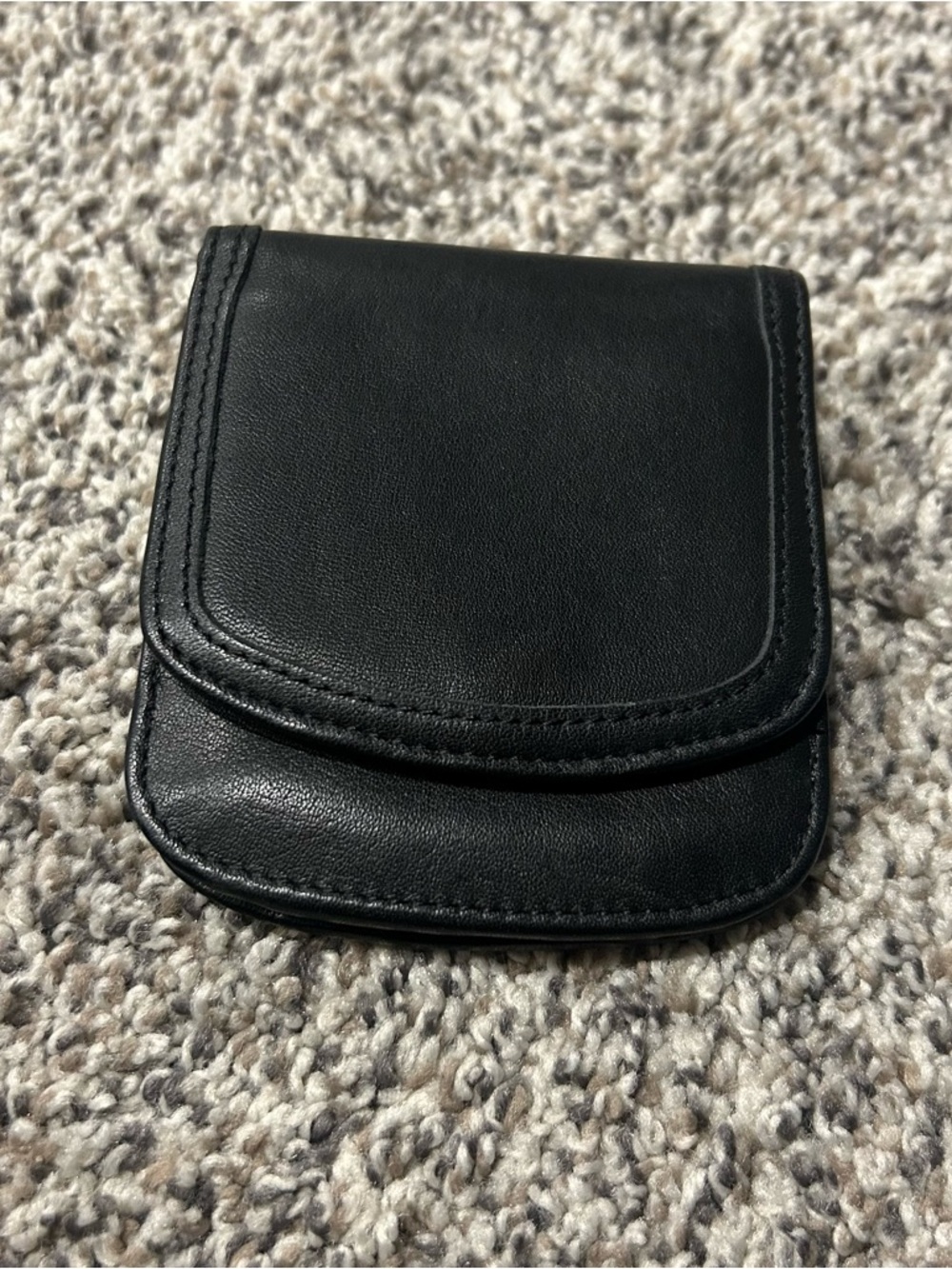 The Original Taxi Wallet Black Soft Leather Compact